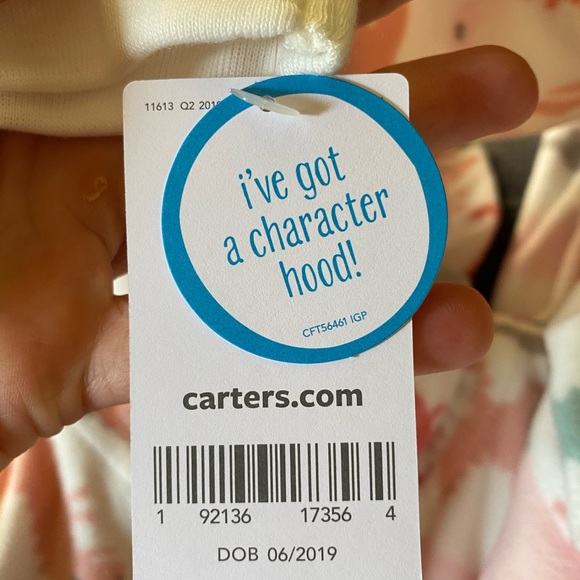 Carter’s Baby Girls Dinosaur Winter Jumpsuit - Picture 5 of 6